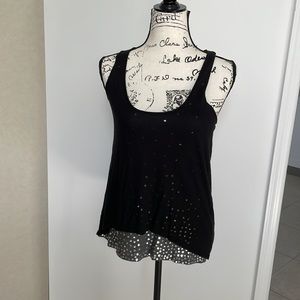 EUC Splendid sequin tank sz s